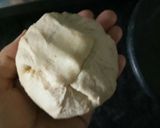 A picture of step 5 of Alu paneer paratha serve with boondi raita.