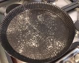 Une image de l'étape 4 de Tarte géante « noeuds » à la rhubarbe du jardin et crème vanille (pâte brisée au sirop d érable).