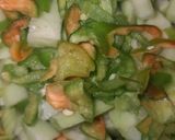 A picture of step 2 of Cucumber salad.