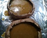A picture of step 8 of Stuffed Portobello Mushrooms With oven roasted tomatoes.