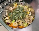 Une image de l'étape 10 de Salade d'endives à la mortadelle, concombre, tomate et mozzarella.