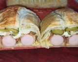 Hamis hot dog leveles tésztában recept fázis 6 fotója