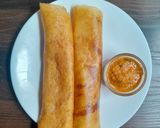 A picture of step 5 of Green gram, pigeon peas dosa.