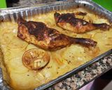 Foto del paso 3 de la receta: Pollo al horno con patatas y cerveza de limón