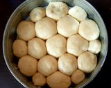 عکس مرحله 10 از دستور نان کندو عسلی مغزدار😍
