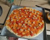 Foto langkah ke 5 dari resep Pizza simple topping suka suka.