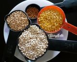 A picture of step 1 of Barley Dosa.