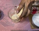 รูปขั้นตอนการทำที่ 2 ของ เค้กครีมชีสสตรอว์เบอร์รี🍓