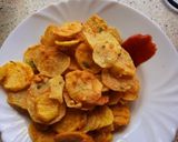 A picture of step 5 of Bhajia.