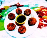 A picture of step 3 of Tasty yummy bajara flour vegetable vada.