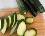 A picture of step 1 of Roasted Squash with Olive Oil.