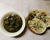 A picture of step 14 of Hariyali Chicken and Butter Naan.