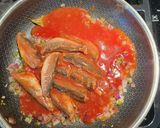 A picture of step 2 of Sardines in Tomato Sauce with Pico de Gallo Salsa.
