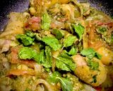 Hình bước làm 5 của món Cơm gà Pilaf (Malaysia)