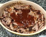 รูปขั้นตอนการทำที่ 10 ของ บาบีคิวหมูรมควัน (Pulled Pork)