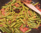 Foto del paso 2 de la receta: Judías con jamón y tomate
