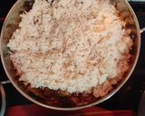 A picture of step 10 of Kathal biryani with pudina dhania chhachh.