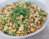 A picture of step 9 of Corn & Avocado Salad (VG, VEG).