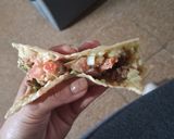 Foto del paso 12 de la receta: Tacos de pollo y carne con vegetales