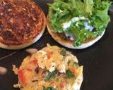 A picture of step 2 of Muffin and egg sandwich.