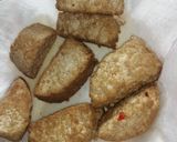 A picture of step 3 of Awara (fried tofu).