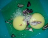 A picture of step 5 of Yam balls.