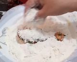 A picture of step 3 of Southern Fried Chicken.