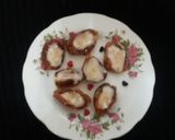 عکس مرحله 2 از دستور دسر خرما و پنیر