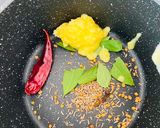 A picture of step 4 of Fajeto (Mango pulp soup).