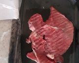 A picture of step 1 of Steak Burger with Salsa Topping. 😍😃.