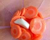 Hình bước làm 2 của món Nui Tóc Tiên Nấu Tôm Nấm & Cà Rốt Xay