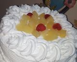 A picture of step 7 of Black Forest Cake.