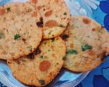 A picture of step 5 of Paneer, cheesy methi kachori.