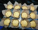 A picture of step 8 of Banana muffins #bakingfor kids.