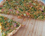 Foto del paso 7 de la receta: Tarta de zapallitos, zanahoria y jamón