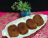 A picture of step 8 of Raw Jackfruit cutlets.