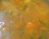 A picture of step 3 of Maggi vegetable soup.