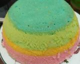 Foto langkah ke 8 dari resep Bolu kukus rainbow.