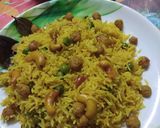 A picture of step 5 of Soya chunk pulao.