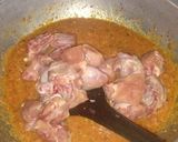 A picture of step 3 of Lahori chicken karae.