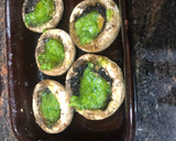 Foto del paso 13 de la receta: Chuletas de aguja en salsa con guarnición de champiñón al horno y arroz hervido con trufa rallada