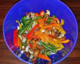 A picture of step 3 of Mike's Cajun Shrimp Smoked Sausage & Baby Potato Skillets.