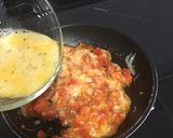 A picture of step 3 of Cheese, egg and tomato.