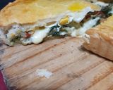 Foto del paso 5 de la receta: Tarta de Muzzarella _Espinaca _ Calabaza🥮