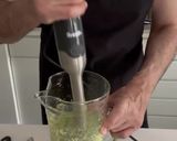 A picture of step 3 of Pasta with Zucchini Pesto.