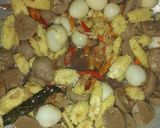 Foto langkah ke 3 dari resep Oseng baby corn bakso & telur puyuh.