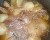 A picture of step 9 of Chicken qorma aloo.