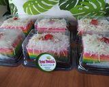 Foto langkah ke 7 dari resep Rainbow roll cake (ide jualan).