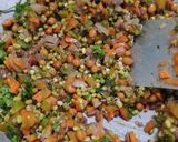 A picture of step 3 of Sprouts wrap.