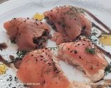 Foto del paso 5 de la receta: Canelón de salmón con duxelles grasa de portobellos